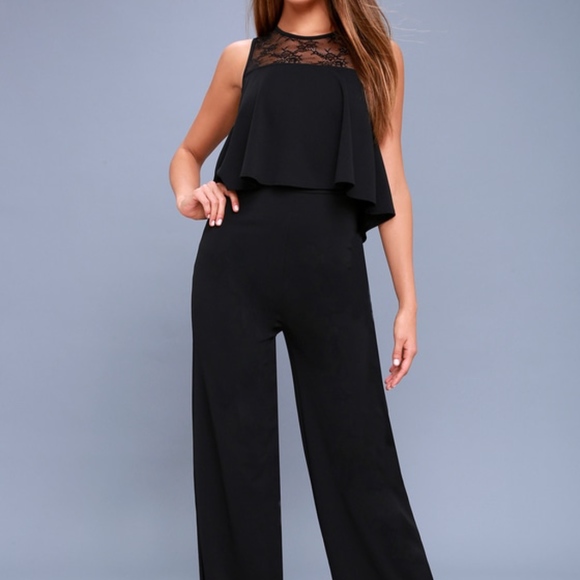 lulus lace jumpsuit